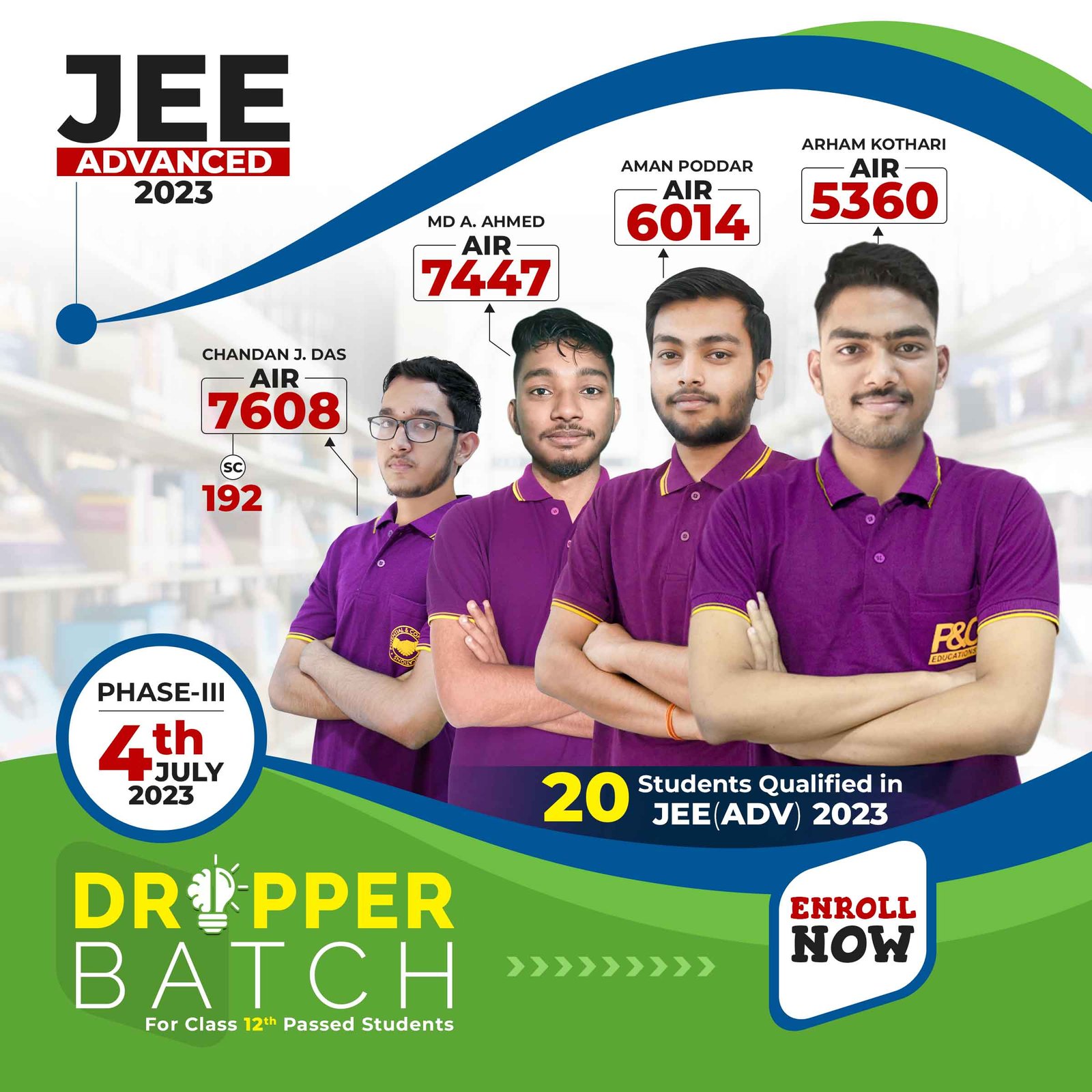 Dropper Batch for  JEE 2024